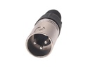 Bemero Stecker BC1001NI-M 3-Pol XLRm male Stecker Nickel