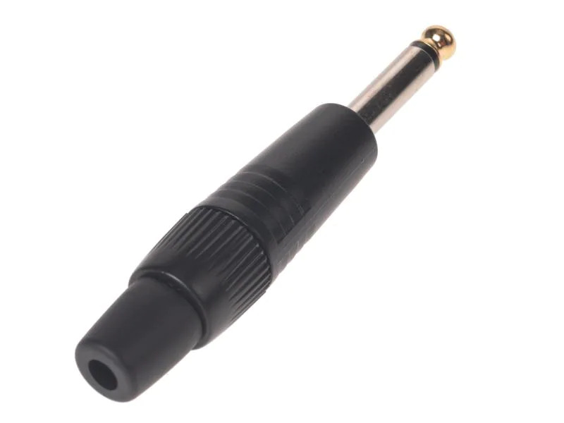 Bemero Stecker BC2001BK-M 6.3 mm Mono Klinkenstecker schwarz