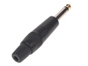 Bemero Stecker BC2001BK-M 6.3 mm Mono Klinkenstecker schwarz