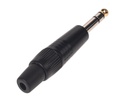 Bemero Stecker BC2002BK-M 6.3mm stereo Klinkenstecker schwarz