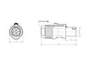 Bemero Stecker BC5001BK-F 4-Pol SpeakON Stecker