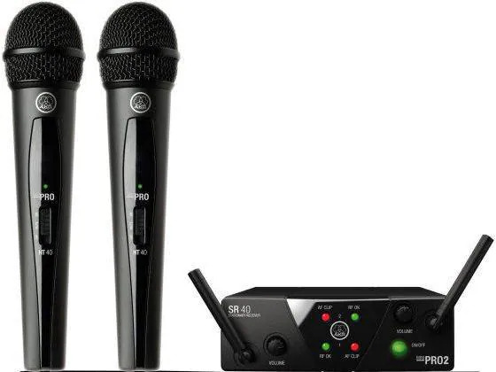 AKG Funkmikrofon WMS40 Mini Dual Vocal Set