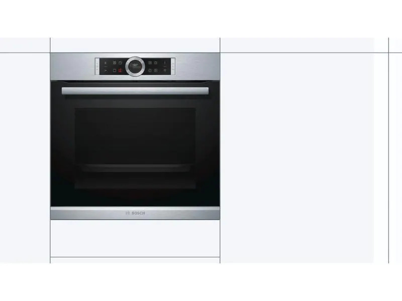 Bosch Einbaubackofen HBG675BS1 A+