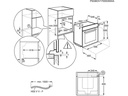 Electrolux Einbaubackofen EB6GL80CN A+