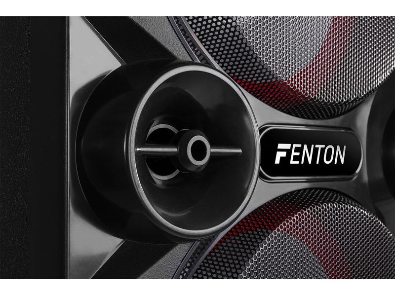 Fenton Lautsprecher LIVE2104 Karaoke Maschine Schwarz