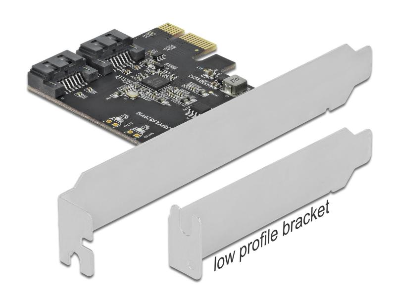 Delock Host Bus Adapter 2 Port SATA PCIe  Karte