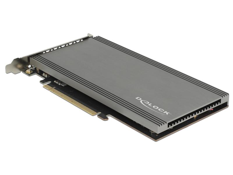 Delock Host Bus Adapter 2x NVME M.2 SSDs, PCI-Ex16, bootfähig