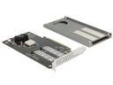 Delock Host Bus Adapter 2x NVME M.2 SSDs, PCI-Ex16, bootfähig
