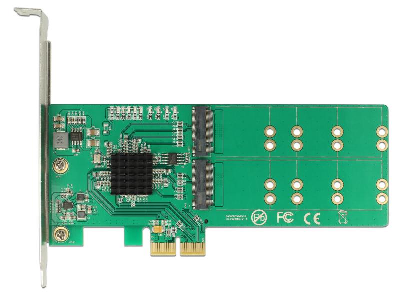 Delock Host Bus Adapter 4 Port SATA Controller PCI-ex4 - M.2