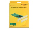 Delock Host Bus Adapter 4 Port SATA Controller PCI-ex4 - M.2