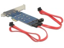 Delock Host Bus Adapter Controller PCI-Ex1 - M.2, 2Port