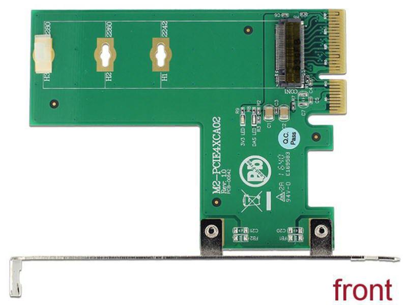Delock Host Bus Adapter Controller PCI-Ex4 - M.2, 1Port, NVME
