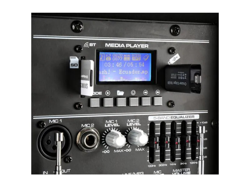 Vonyx PA-System AP1200PA Hand- &amp; Headmics