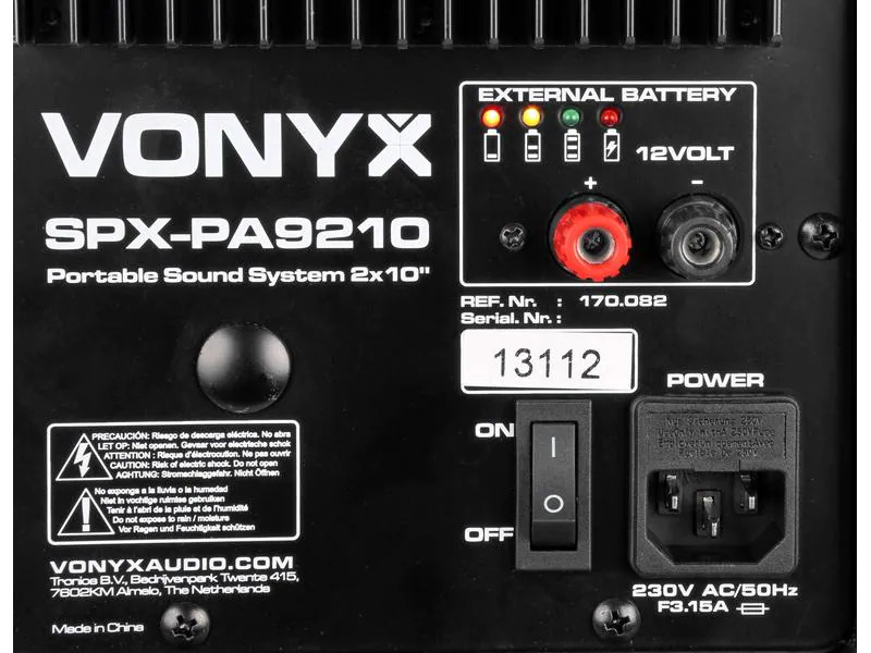 Vonyx PA-System SPX-PA9210
