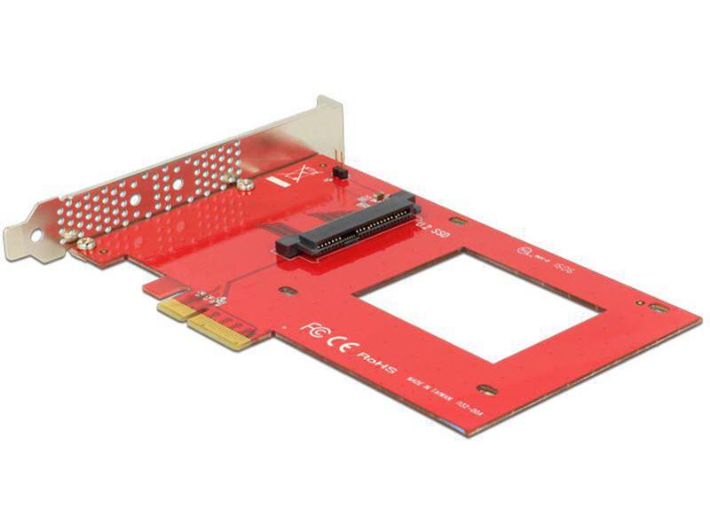 Delock Host Bus Adapter Controller PCI-Express-X4 - U.2, 2.5