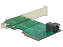 Delock Host Bus Adapter Controller PCI-ex4 - U.2 Bracket FH