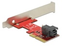Delock Host Bus Adapter Controller PCI-ex4 - U.2 Bracket FH+LP