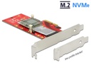 Delock Host Bus Adapter Controller PCIe - M.2, NVMe, bis 110mm