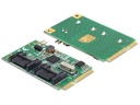 Delock Host Bus Adapter Mini-PCIe - SATA3, 2Port Controller