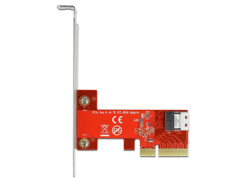 Delock Host Bus Adapter PCI-Ex4v4 - 1x SFF-8654 4i NVMe