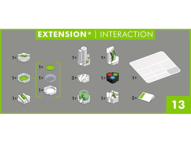 Ravensburger Kugelbahn Zubehör GraviTrax Power Extension Interaction