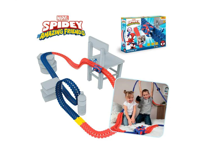 Smoby FleXtreme Spidey: Rennbahn-Set