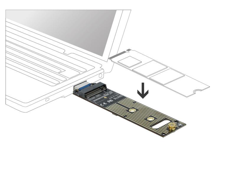 Delock Host Bus Adapter USB3.1 Gen2 - NVME PCIe M.2 SSD