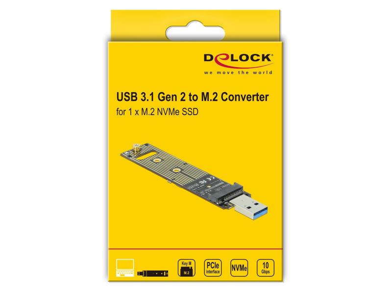 Delock Host Bus Adapter USB3.1 Gen2 - NVME PCIe M.2 SSD