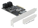 Delock SATA-Controller 4Port SATA &amp; 1Port M.2 SATA PCI-Express-x4