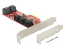 Delock SATA-Controller PCI-Ex2- 10x SATA3 intern