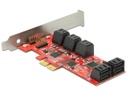 Delock SATA-Controller PCI-Ex2- 10x SATA3 intern