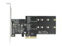 Delock SATA-Controller PCI-Ex4 - 3xSATA3, 2xM.2 Key-B