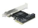 Delock SATA-Controller PCI-Ex4 - 5x SATA3 intern
