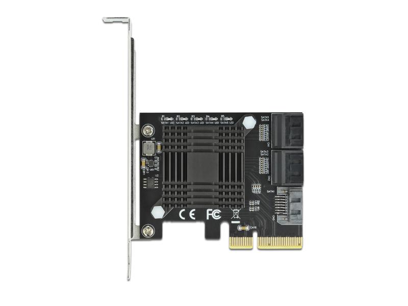 Delock SATA-Controller PCI-Ex4 - 5x SATA3 intern