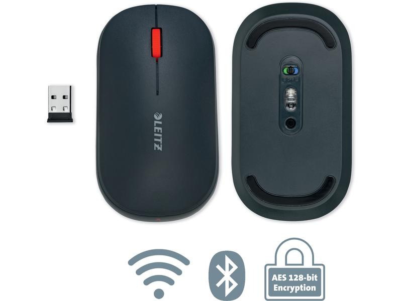 Fellowes Maus Cosy Kabellose Samtgrau