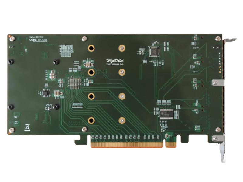 Highpoint RAID-Controller SSD7101A-1 für 4xNVME SSDs. nicht bootfähig