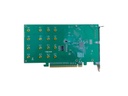 Highpoint RAID-Controller SSD7104 4x M.2 NVMEx4v3, PCI-Ex16
