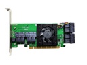 Highpoint RAID-Controller SSD7180 4x SFF-8643, PCI-Ex16v3