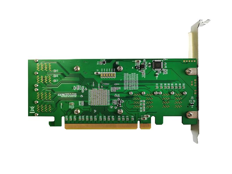 Highpoint RAID-Controller SSD7180 4x SFF-8643, PCI-Ex16v3