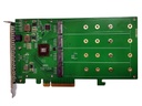 Highpoint RAID-Controller SSD7204 4x M.2 NVMEx4v3, PCI-Ex8