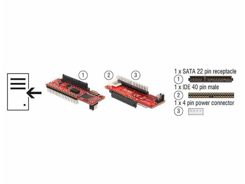 Delock Konverter 62510 SATA - IDE