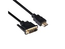 Club 3D Kabel DVI-D - HDMI 1.4, 2 m, Bidirektional