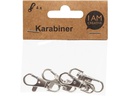 lalana Anhänger mit Karabiner 38 x 15 mm, 4 Stück