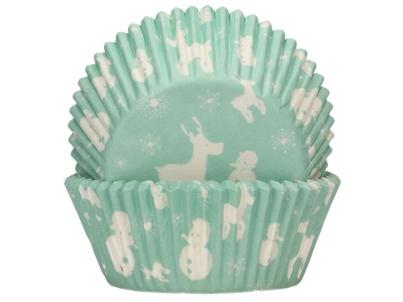Funcakes Muffin-Backform Winter Wonderland 48 Stück