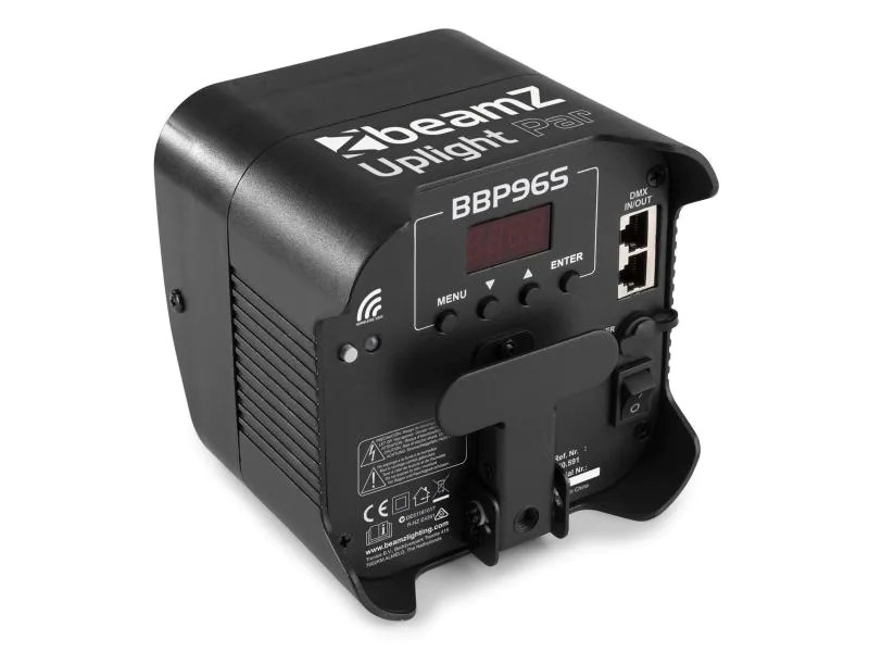 BeamZ Bodenstrahler BBP96SB Uplight Par Schwarz