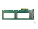 Delock Host Bus Adapter PCI Express x8 - 2x U.2 NVMe SFF-8639