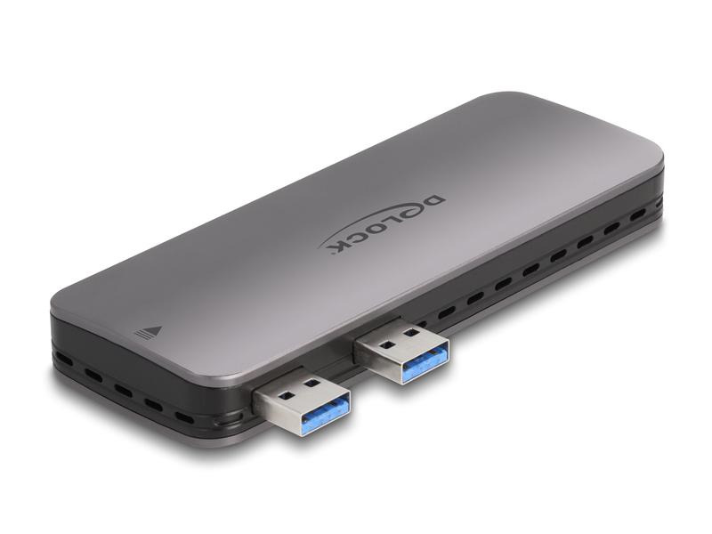 Delock Externes Gehäuse USB3.2 Gen 2 für PS5 mit M.2 NVMe Slot M.2