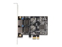 Delock Netzwerkkarte 2xRJ45 Gigabit PCI-Express x1