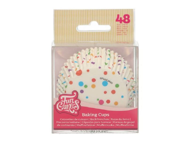 Funcakes Muffin Backform Konfetti 48 Stück