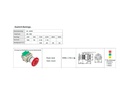 BeamZ Pro Steuerkabel Laser 20 m Not-Aus-Schalter